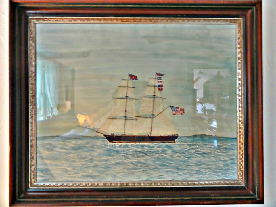 Custom Hand painted  Folk Art Painting in bedroom