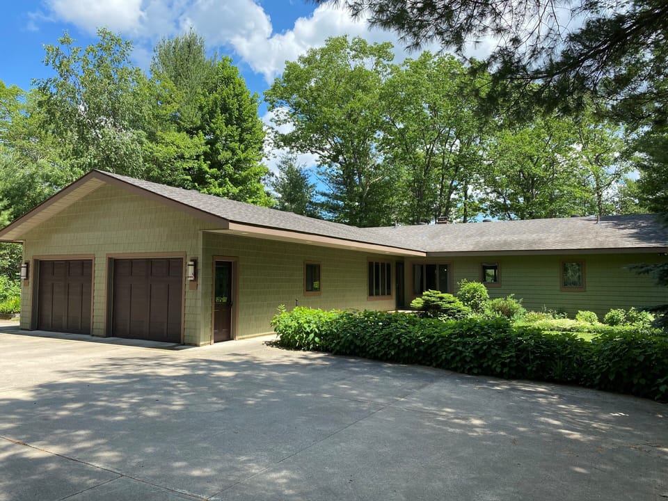 My home features two car garage and large driveway/parking area