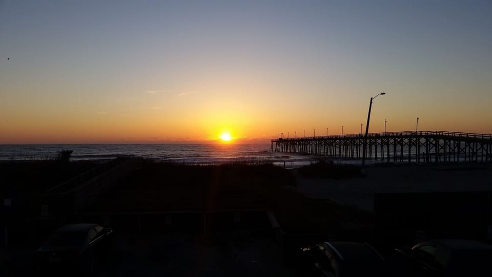 If you are an early riser, you can catch a sunrise.