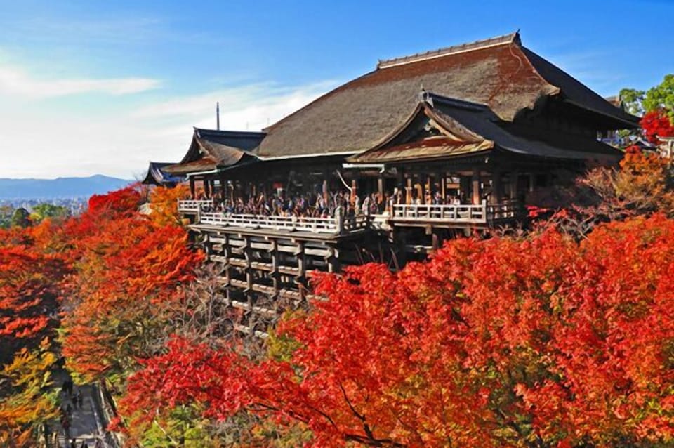 UNESCO World Heritage site, Kiyomizu-dera, is a short walk away