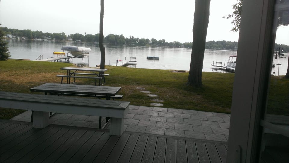 Enjoy the sunrise off the deck