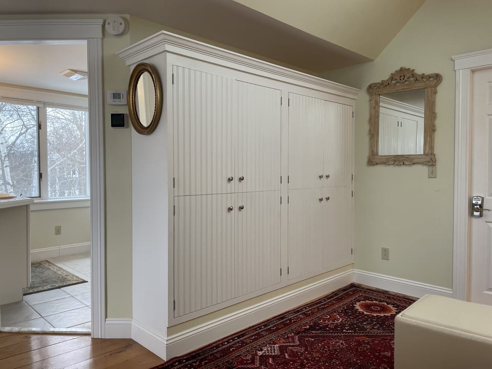 Primary bedroom/cabinets and bathroom.