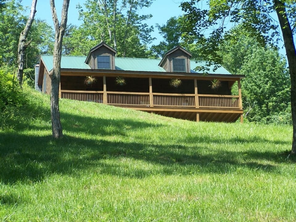 Front view of cabin