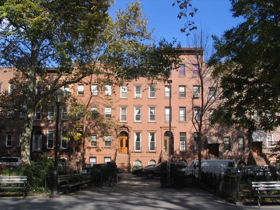 Carroll Gardens House, viewed from Carroll Park across the street