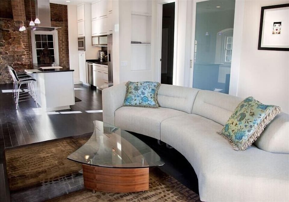 Living Area with view to Kitchen