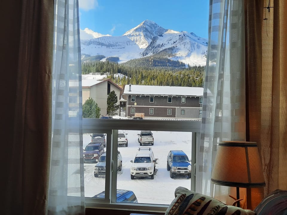 Top floor view of Lone Peak Mountain and ski runs!  Location!!!!