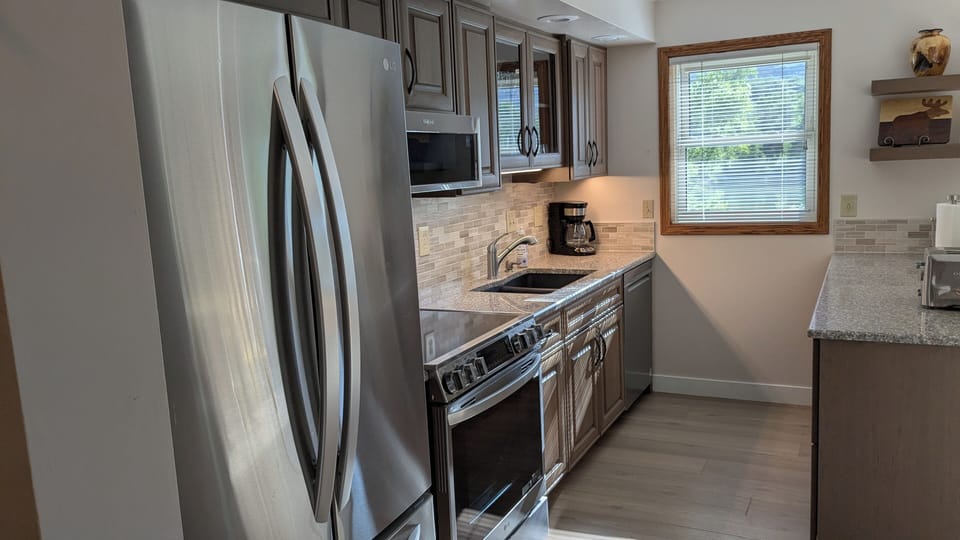 Full kitchen renovation including appliances. 
