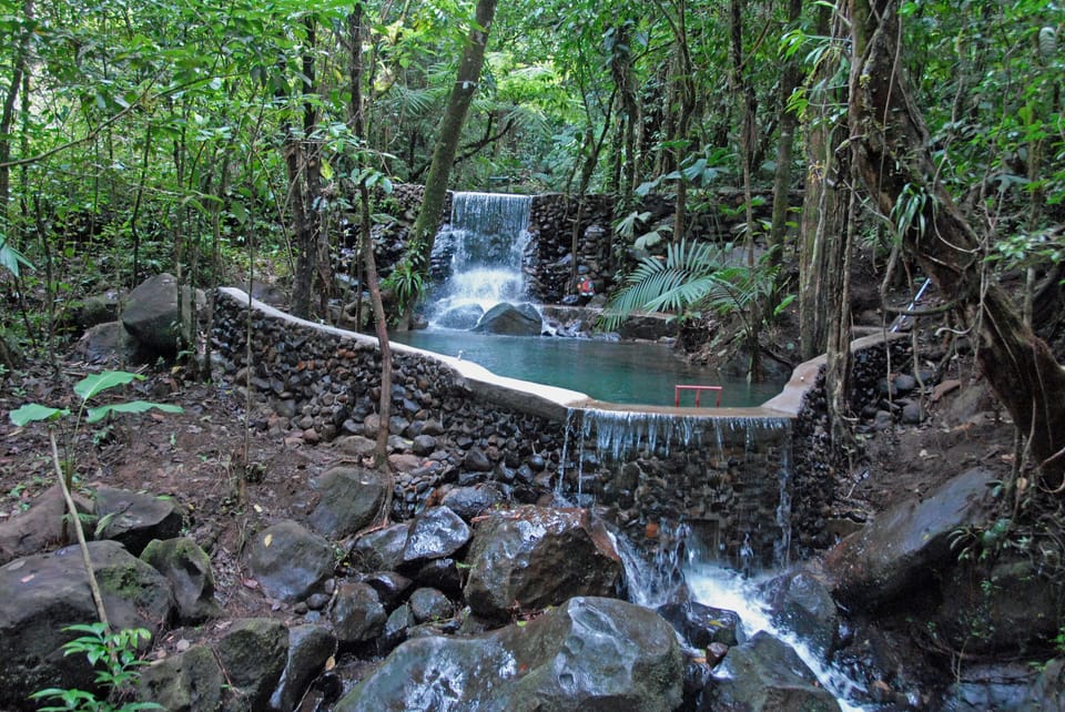 Awesome Waterfalls w/ Swimming Pool right in the Rain Forest ~ Incredible Nature