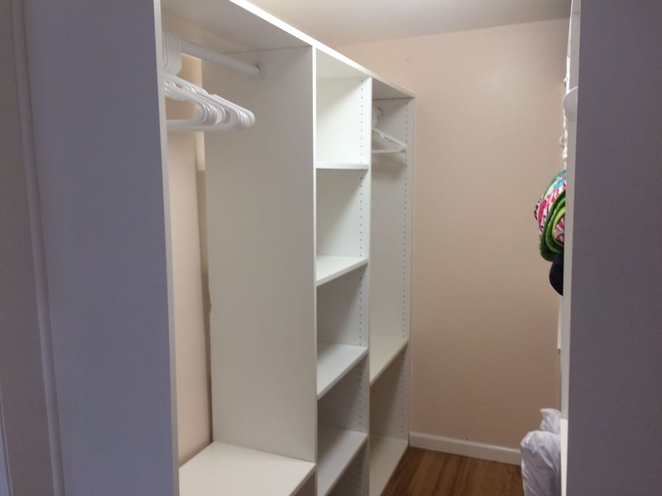 Walking closet in Master Bedroom