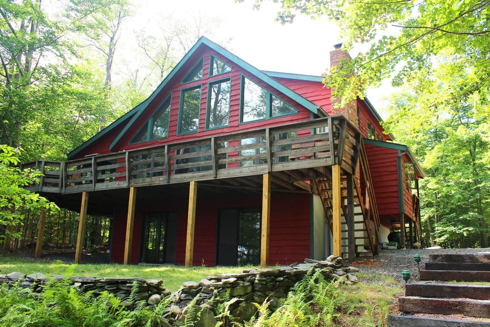 Front view of the house