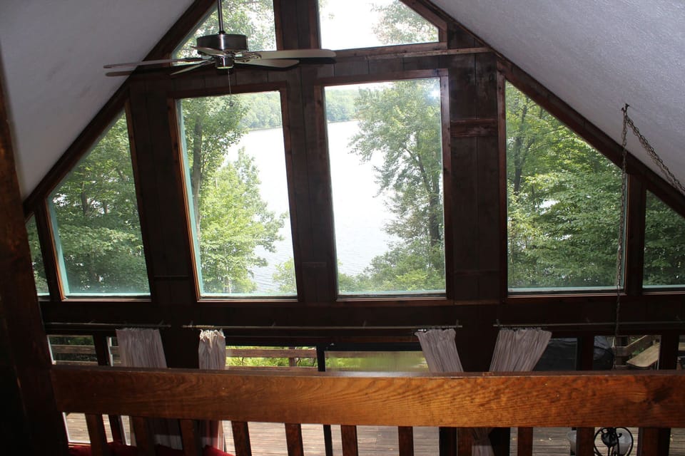 Lake view from the loft