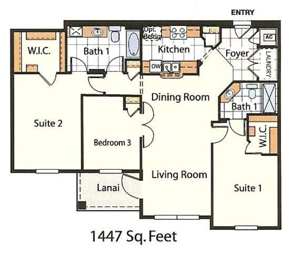 The largest floor plan for any condo in Windsor Hills