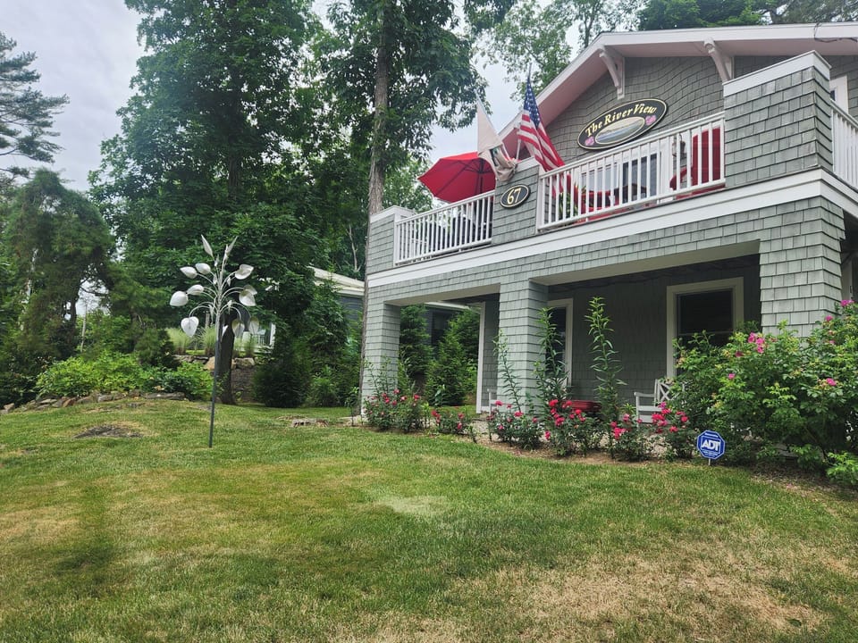 View of the house and yard