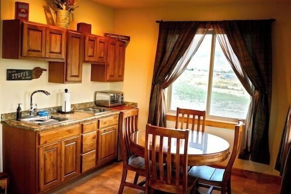 Efficiency kitchen with Mountain Views