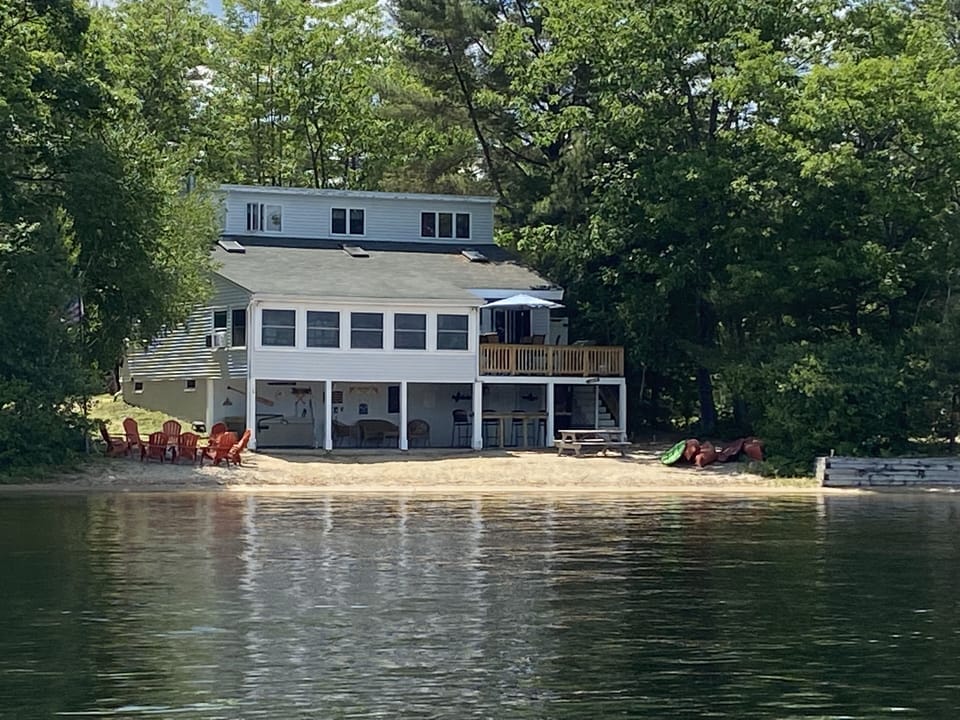 View of home from the water