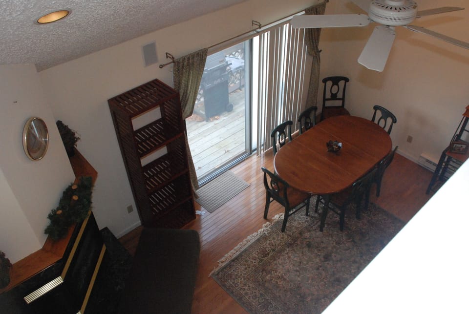 View of main living floor from loft