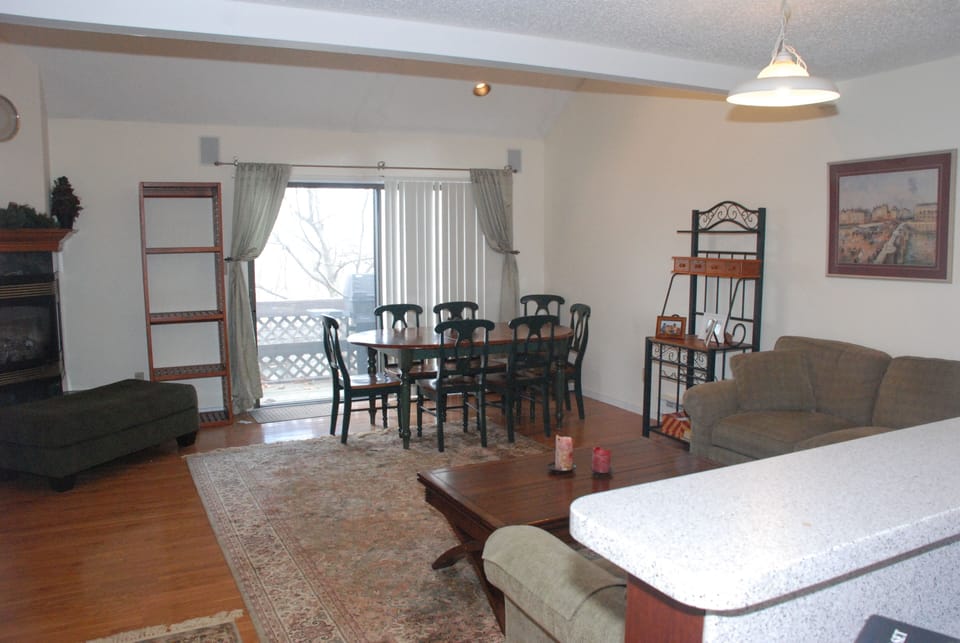 View of Living and Dining Room from Kitchen