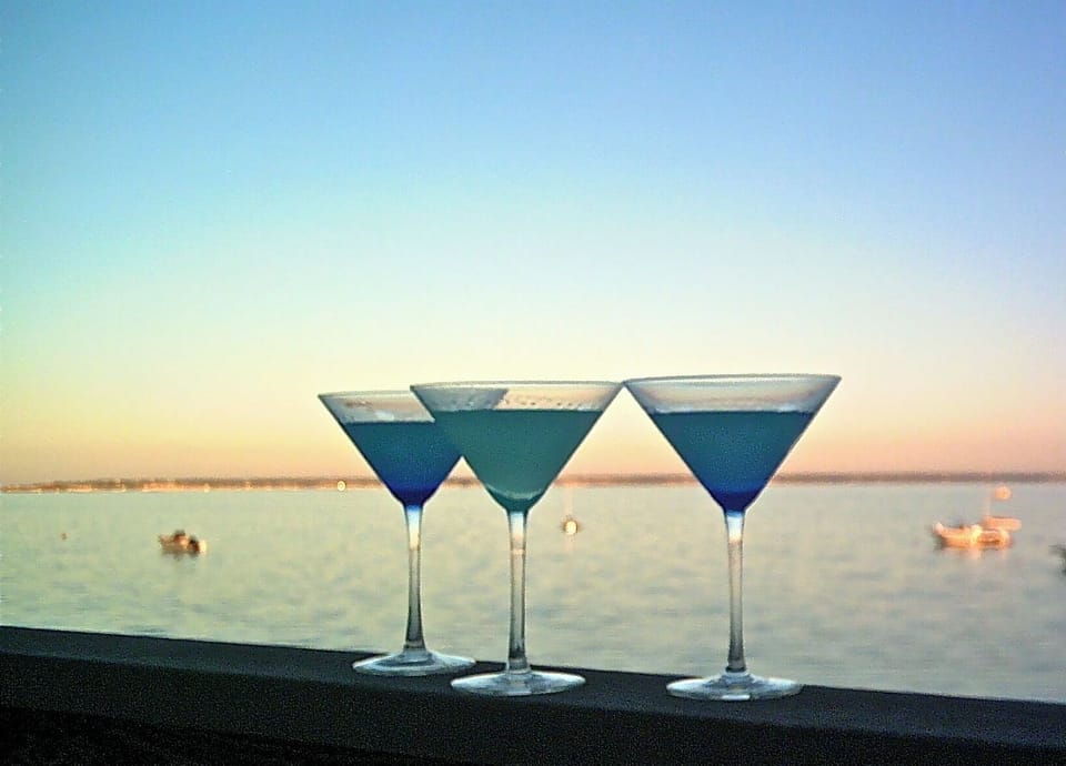 Cocktail on the deck