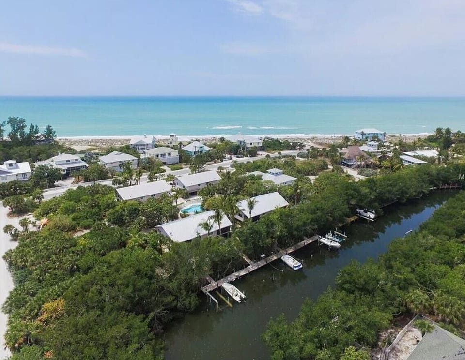 Rear canal view looking West