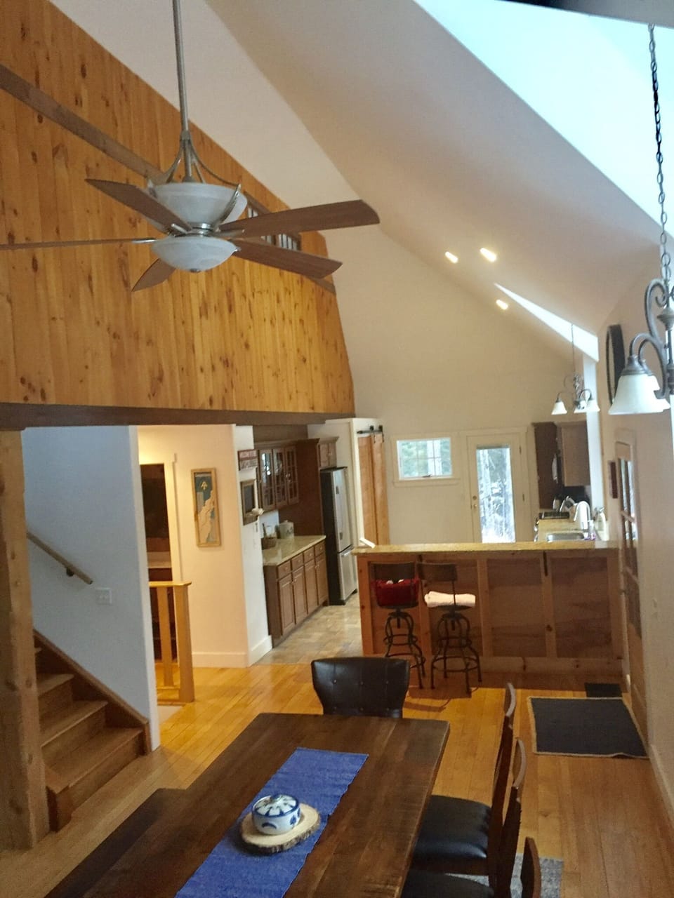 Kitchen and dining area