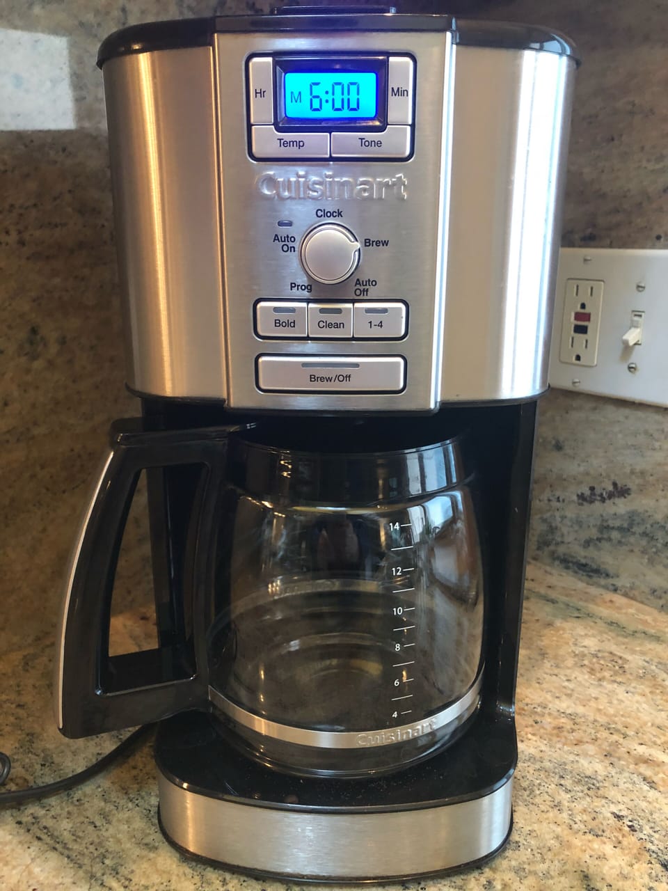 Programmable coffee maker