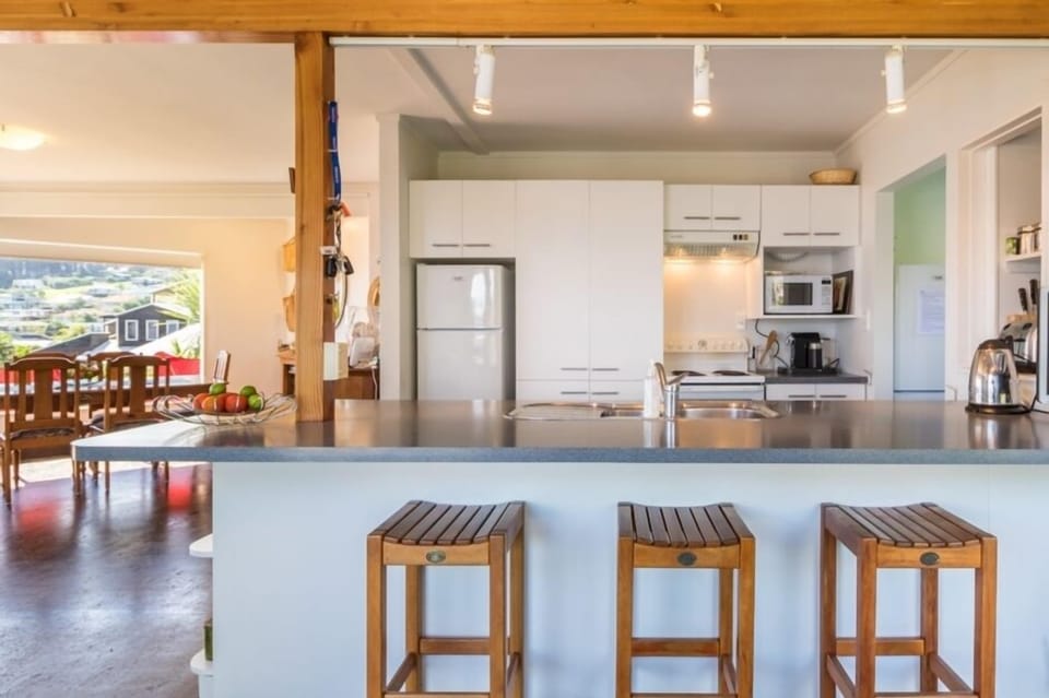 Tidy kitchen includes 2 fridges