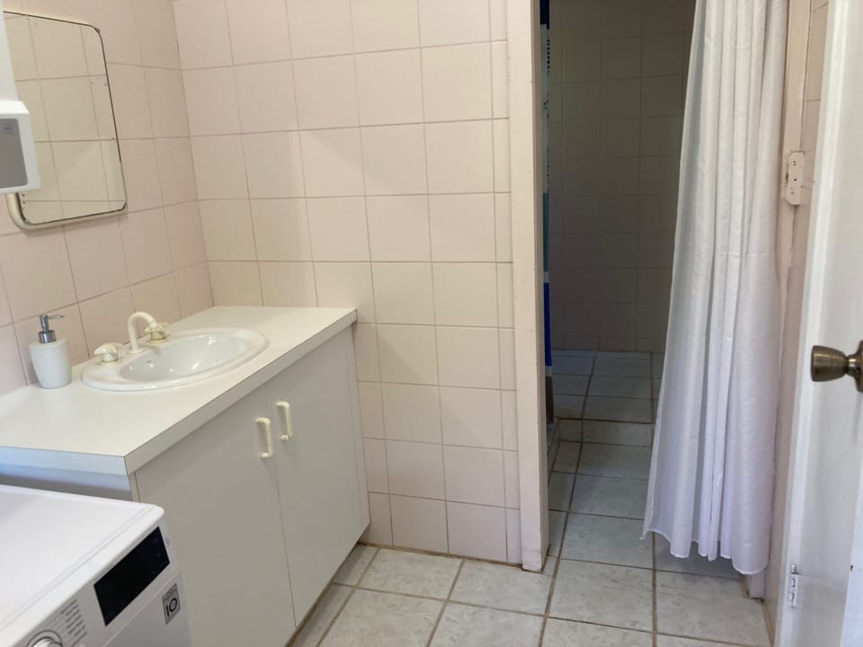 Flat Bathroom laundry