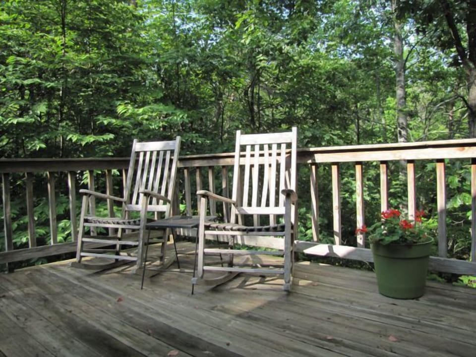 Creek House deck