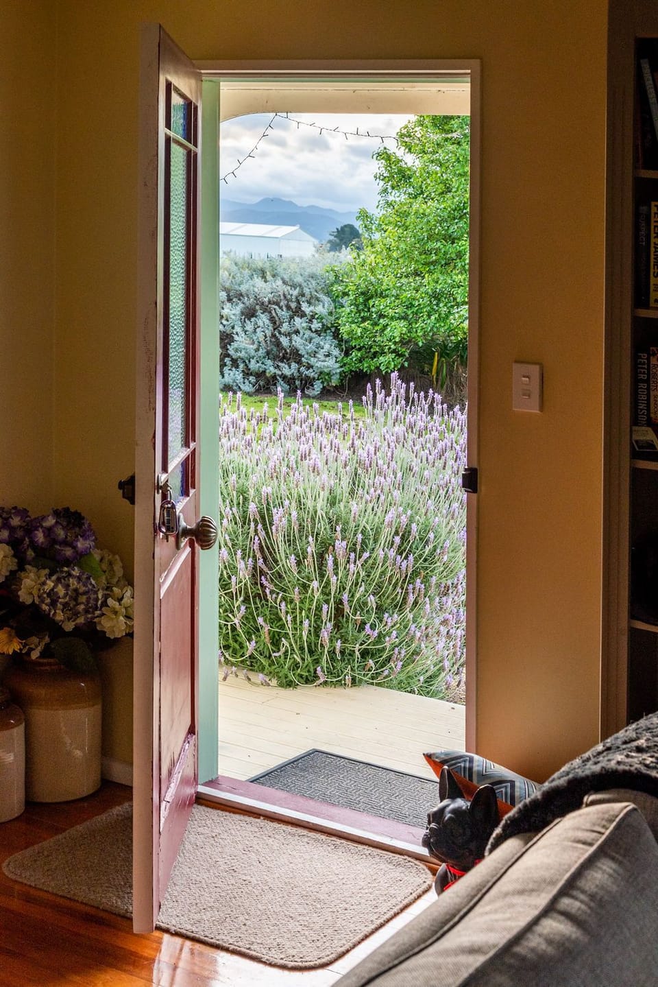 Through the front door