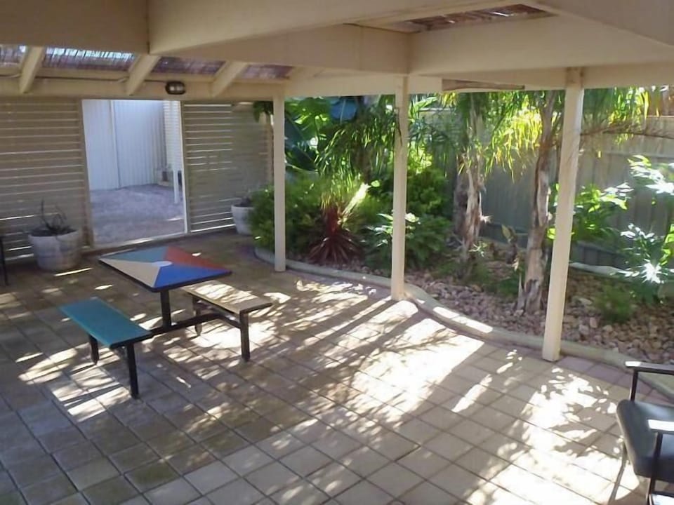 Outdoor Pergola Area in Backyard