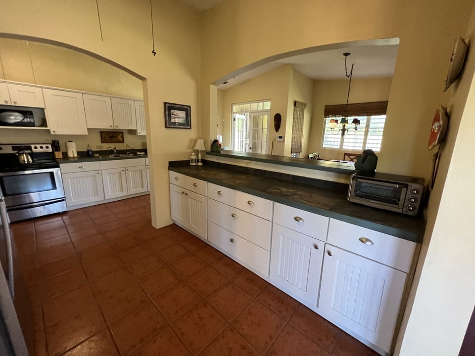 Well equipped kitchen of The Lower Palm, first floor home