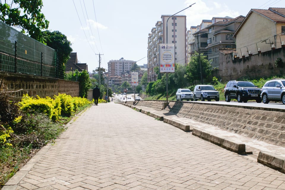 Walking /Jogging path in the neighborhood 