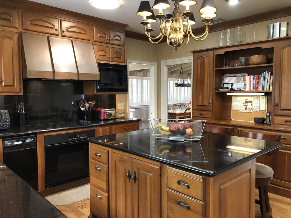 Fully equipped kitchen located just off dining room and great room