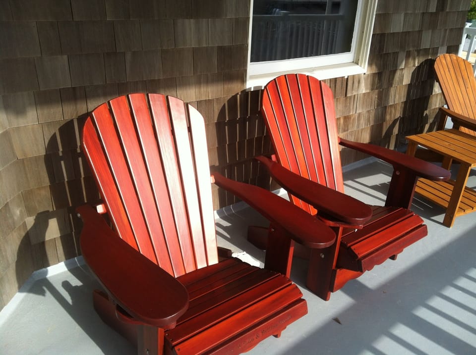 Your Chairs Awaits ! on the front outdoor covered porch !