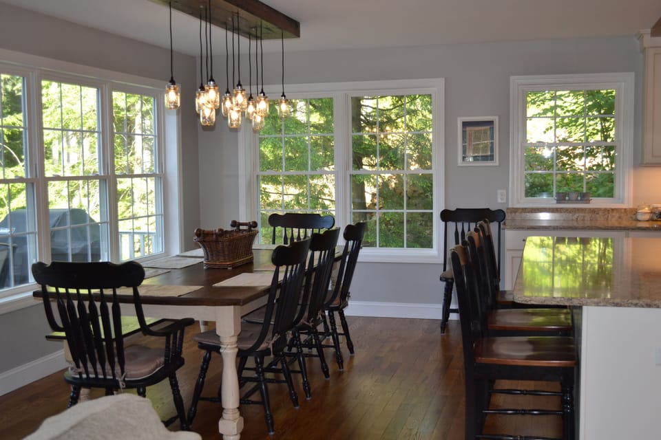 Custom farmer's table seats 10