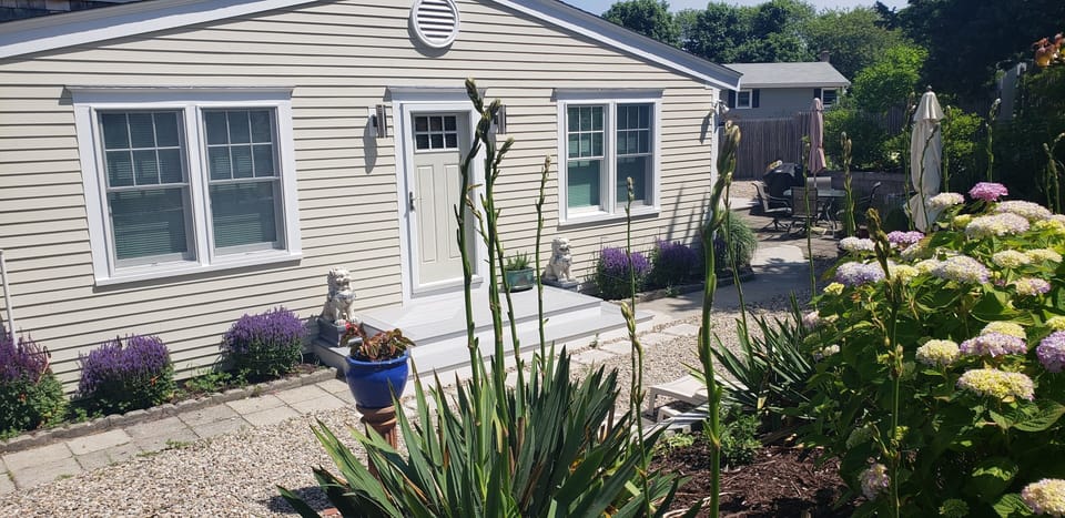 South side of house and patio