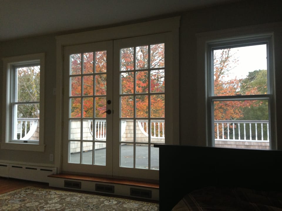 Master french door to large 2nd floor deck