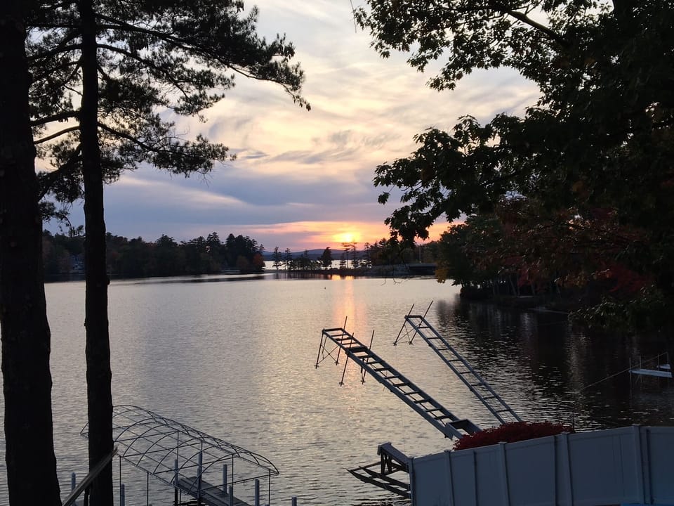 Fall sunset