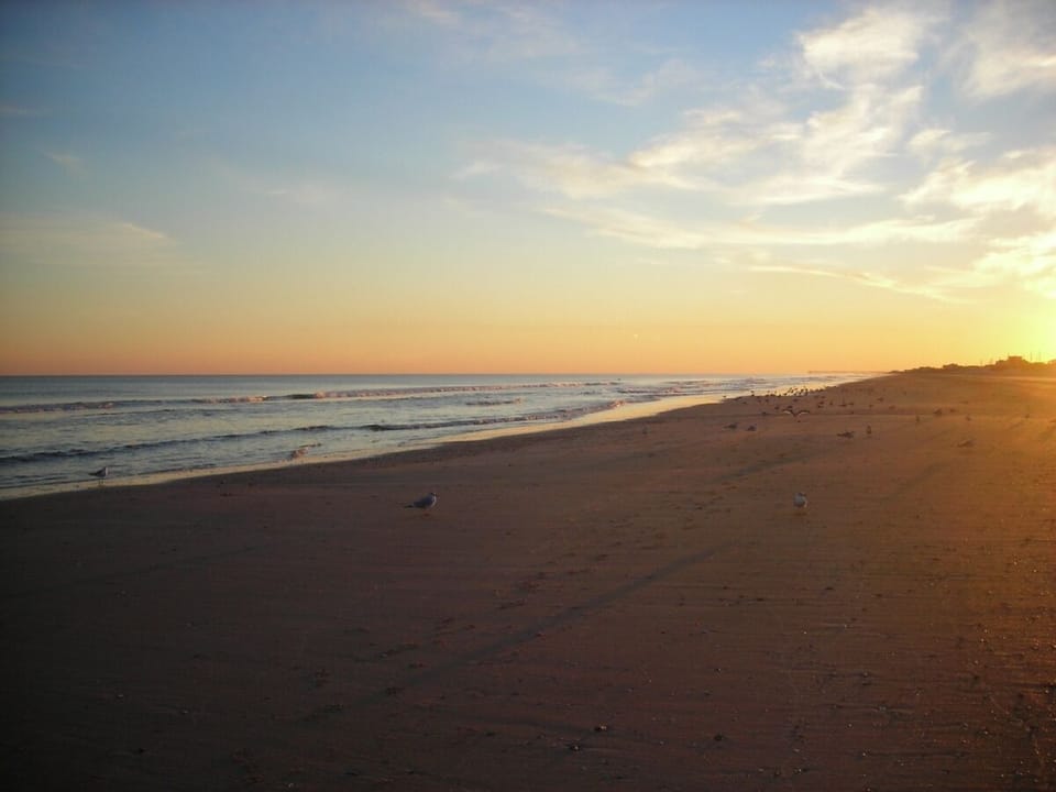 Sunset on North Topsail Beach.