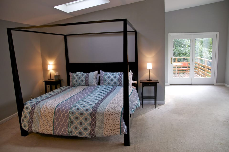 Master Bedroom with Deck