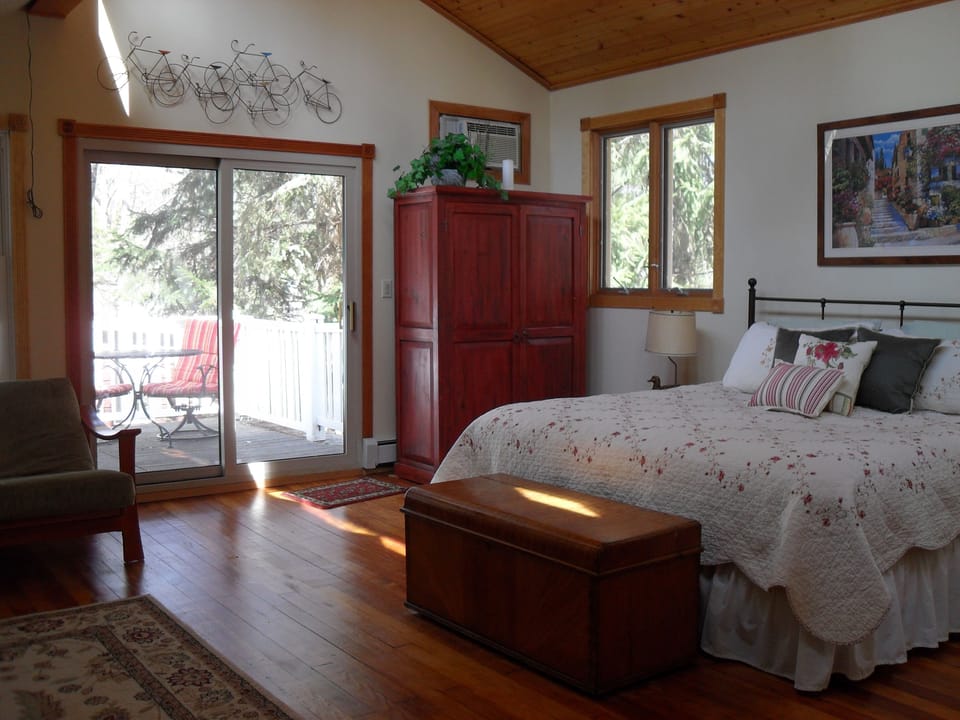 Enjoy your morning coffee on the deck after a great night's sleep