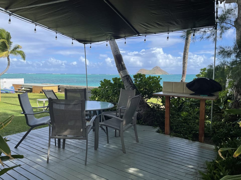 Covered BBQ Deck