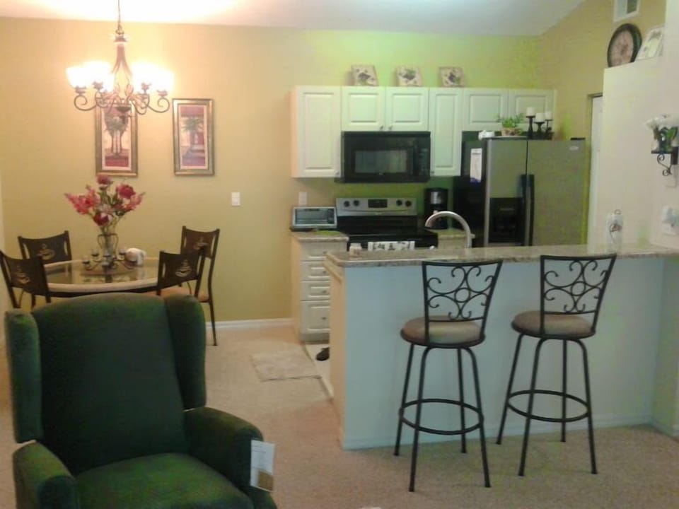 View from terrace into condo
 