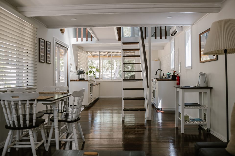 Fully equipped kitchen with a view


Credit: Aaron Robbins Photography QLD