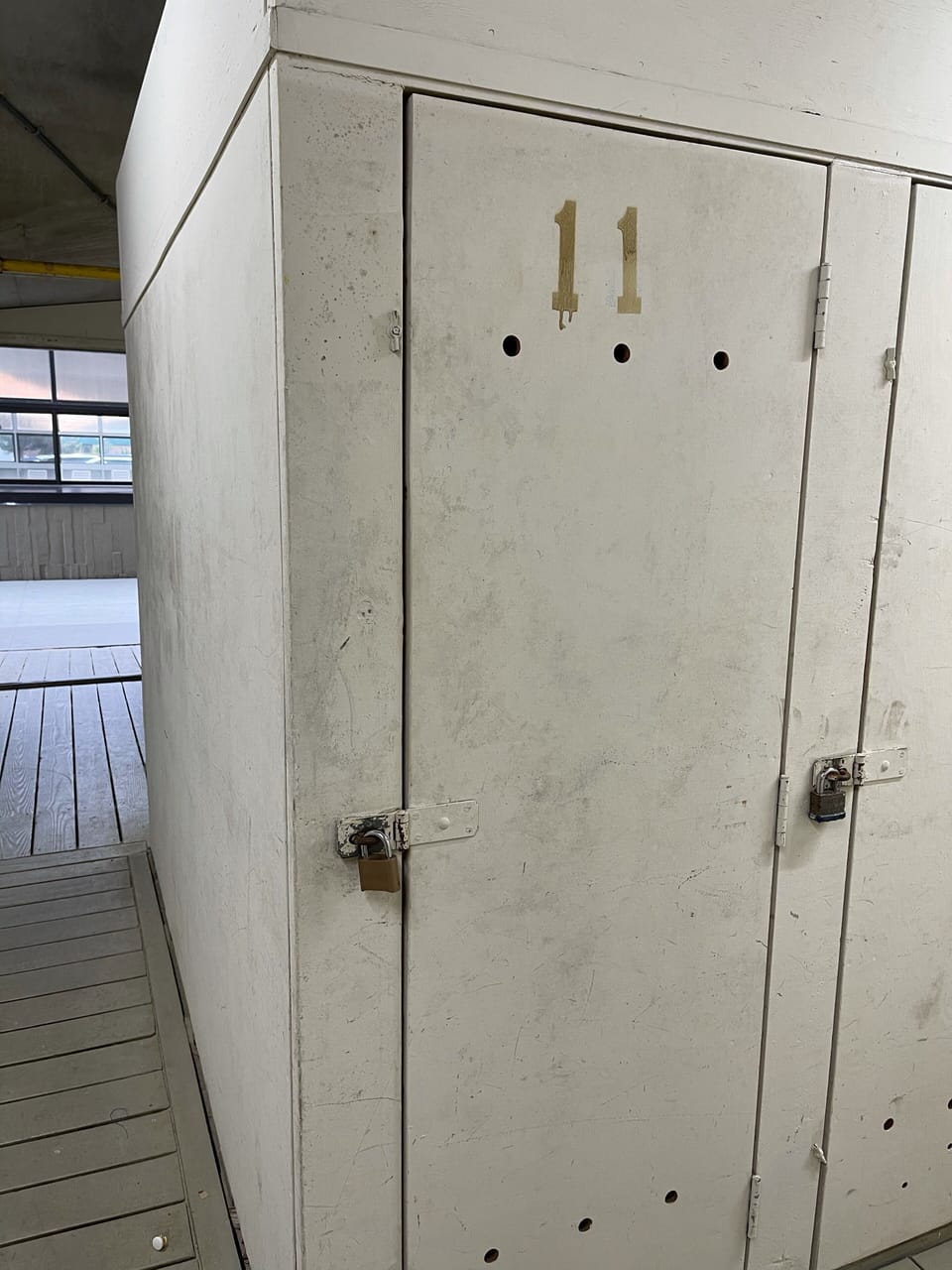 Locker #11 is available for your use.