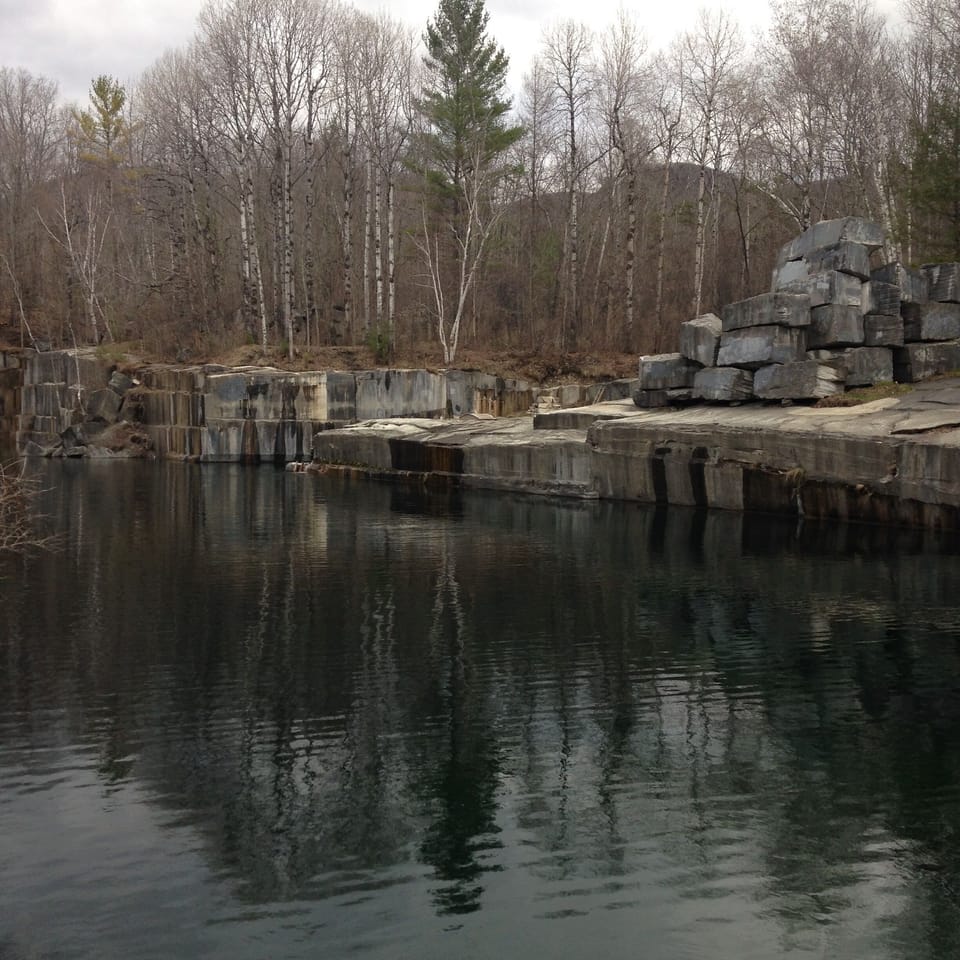 Dorset Quarry just a few miles up the road from Tucked In.  A favorite swimming 