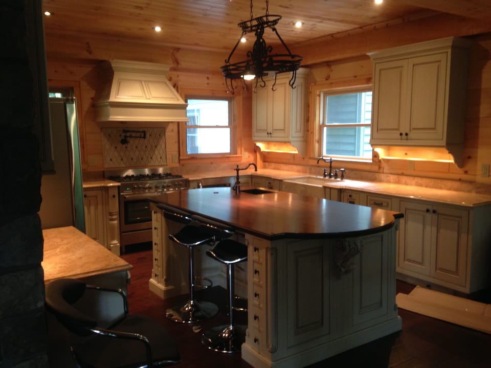 Luxurious Farmer's Style High End Kitchen 