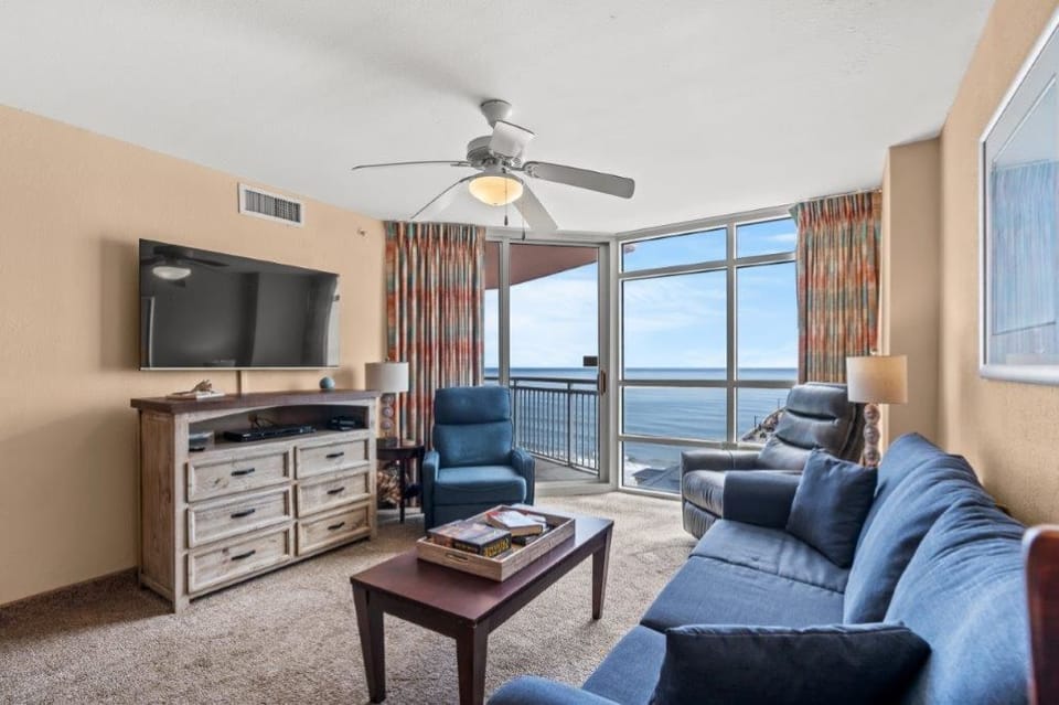 Access to Oceanfront Balcony from Living Area