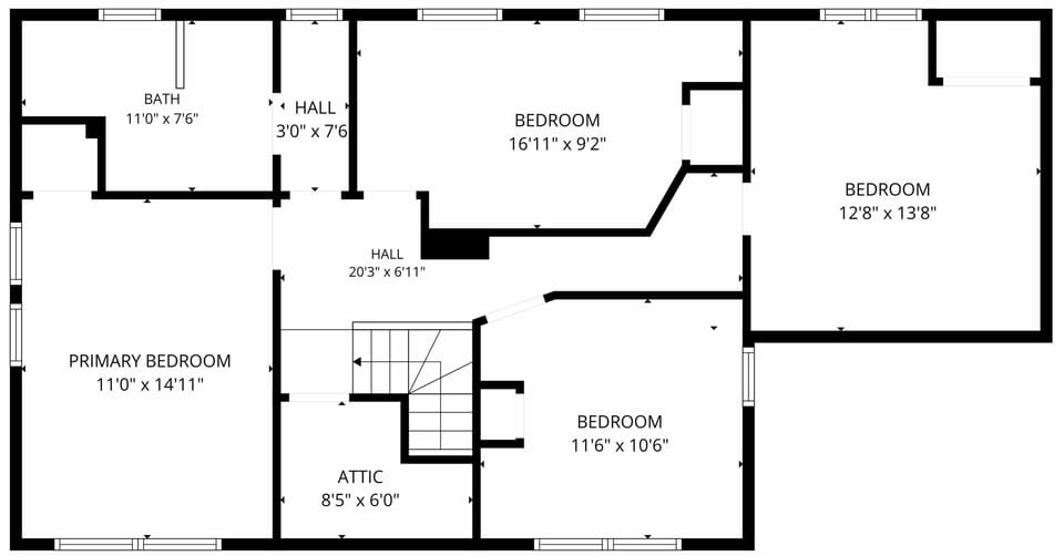 Second floor layout