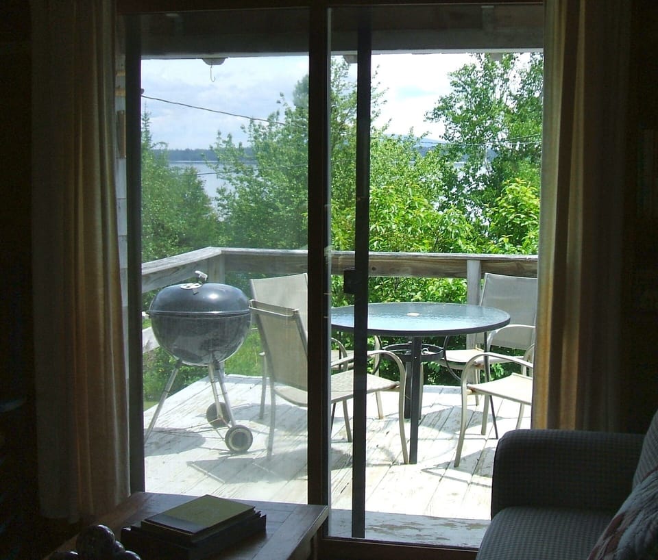 Deck off the living room